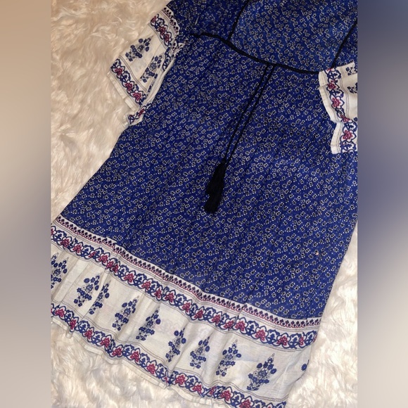 Long Linen feel double layered dress - Picture 3 of 3